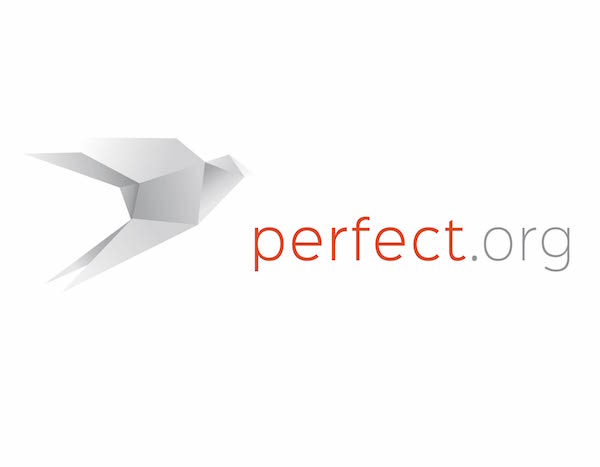 Light grey themed Perfect logo